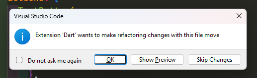 Refactoring Warning